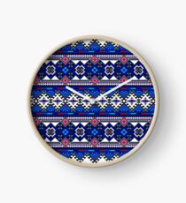 Slavic Pattern Clock