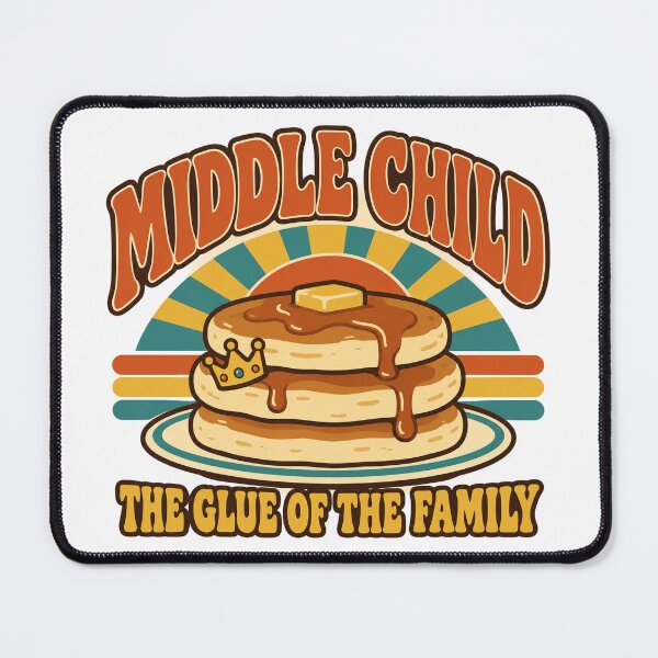 Item preview, Middle Child Gift - The Glue Of The Family designed and sold by RedRubyBubble.