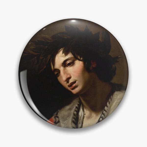 Item preview, A Young Shepherd playing the Flute (1620) - attributed to Valentin de Boulogne designed and sold by SALON DES ARTS.