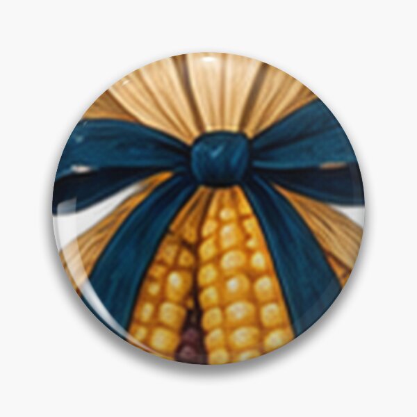 Item preview, Bundle of Dried Flint Corn Tied with a Navy Bow designed and sold by H. Doucette Studio.