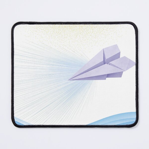 Item preview, Minimalist Paper Plane Soaring designed and sold by LuxAir.