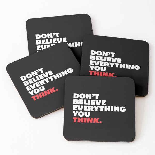 Item preview, Don't Believe Everything You Think - Conspiracy Theory  designed and sold by Vector-Artist.