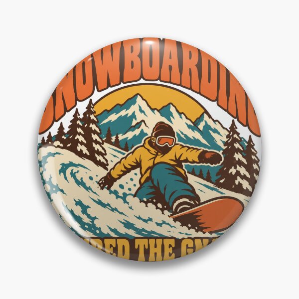 Item preview, Snowboarding Gift - Shred The Gnar designed and sold by RedRubyBubble.