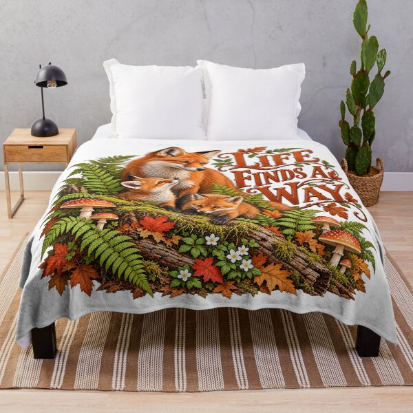 Item preview, Life Finds a Way Fox Family designed and sold by J-CCreations.