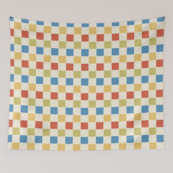 Item preview, Multicolored Checkered Pattern designed and sold by The Innocent Ghost Project.
