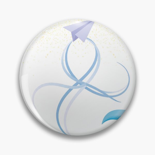 Item preview, Minimalist Paper Plane Loop designed and sold by LuxAir.