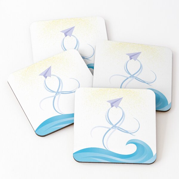 Item preview, Minimalist Paper Plane Loop designed and sold by LuxAir.