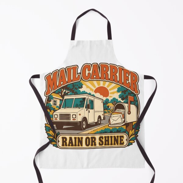 Item preview, Mail Carrier Gift - Rain Or Shine designed and sold by RedRubyBubble.