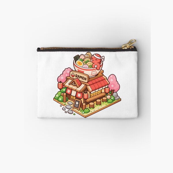 Item preview, Kawaii Japanese Ramen Shop with Cute Octopus – Sakura Noodle House Cartoon designed and sold by mumeaw.