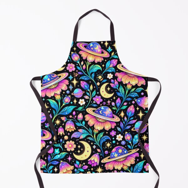 Item preview, Saturn Flower Celestial Cosmic Botanical Art designed and sold by Thai Vibe Studio.