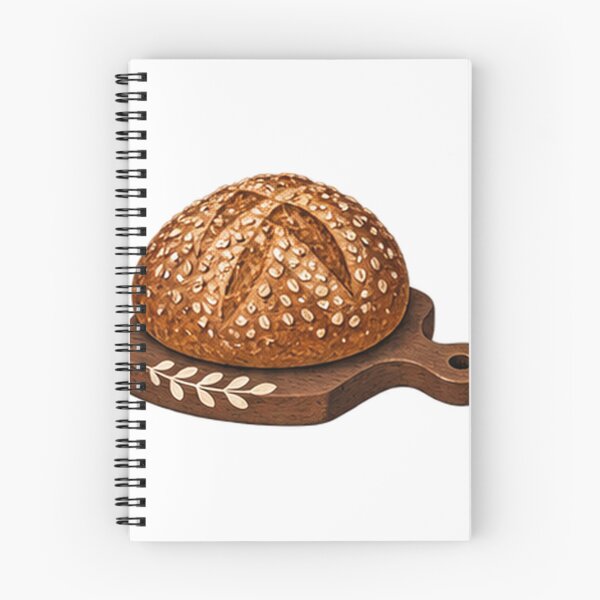 Item preview, Rustic Seeded Bread Loaf on a Cutting Board designed and sold by H. Doucette Studio.
