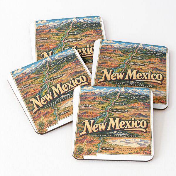 Item preview, Vintage New Mexico Travel Souvenir Landmark Gift designed and sold by MichaeIRellov.