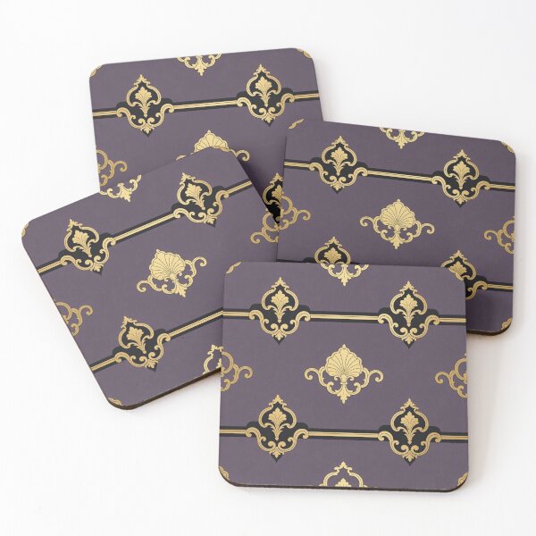 Item preview, Smoky Plum & Black-Gold Rococo designed and sold by DesignsByPrnces.