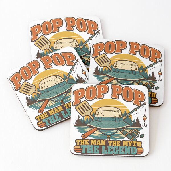 Item preview, Pop Pop Gift - The Man The Myth The Legend designed and sold by RedRubyBubble.