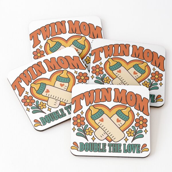 Item preview, Twin Mom Gift - Double The Love designed and sold by RedRubyBubble.