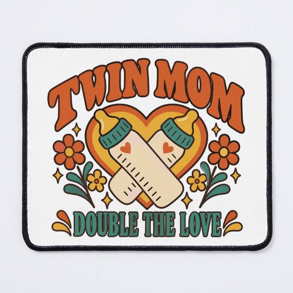 Item preview, Twin Mom Gift - Double The Love designed and sold by RedRubyBubble.