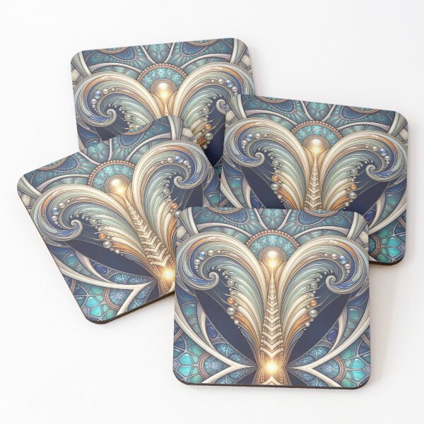 Item preview, Mystic Art Nouveau Cosmic Symmetry designed and sold by Frackxion.