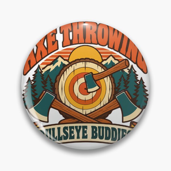 Item preview, Axe Throwing Gift - Bullseye Buddies designed and sold by RedRubyBubble.