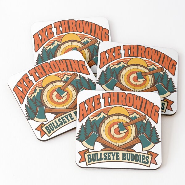 Item preview, Axe Throwing Gift - Bullseye Buddies designed and sold by RedRubyBubble.