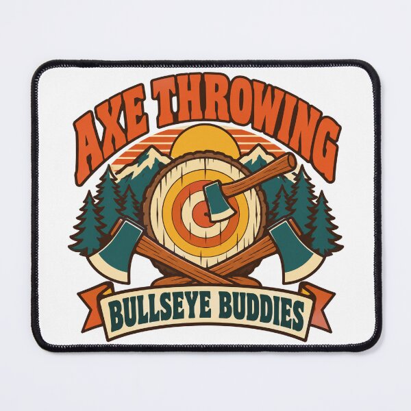 Item preview, Axe Throwing Gift - Bullseye Buddies designed and sold by RedRubyBubble.
