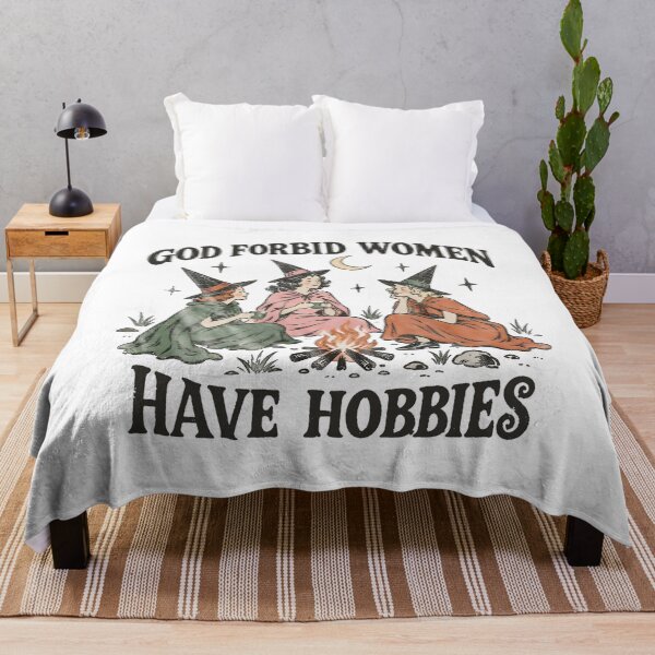 Item preview, God Forbid Women Have Hobbie - Halloween Feminist Witch - Salem Witch 1692 designed and sold by Johnstudioart.
