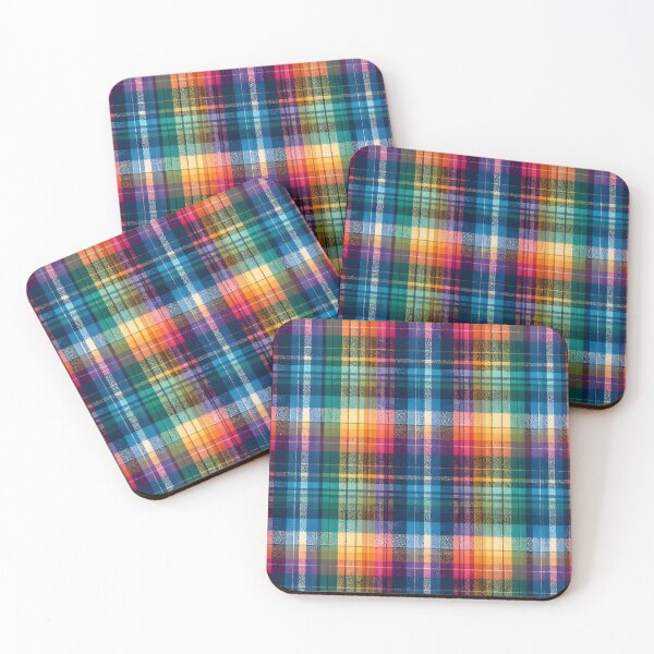 Item preview, Rainbow Plaid Check Pattern designed and sold by Sybille-Yates.