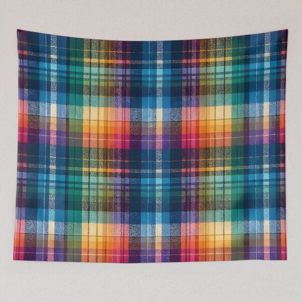 Item preview, Rainbow Plaid Check Pattern designed and sold by Sybille-Yates.