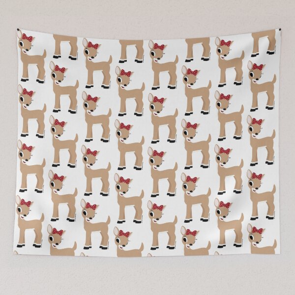 Item preview, Classic Clarice the Reindeer, Christmas © GraphicLoveShop designed and sold by Graphic Love Shop.
