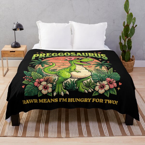 Item preview, Preggosaurus Rawr Means I'm Hungry For Two: Funny Pregnancy Dinosaur Mom Baby Announcement designed and sold by NewaveBoutique.