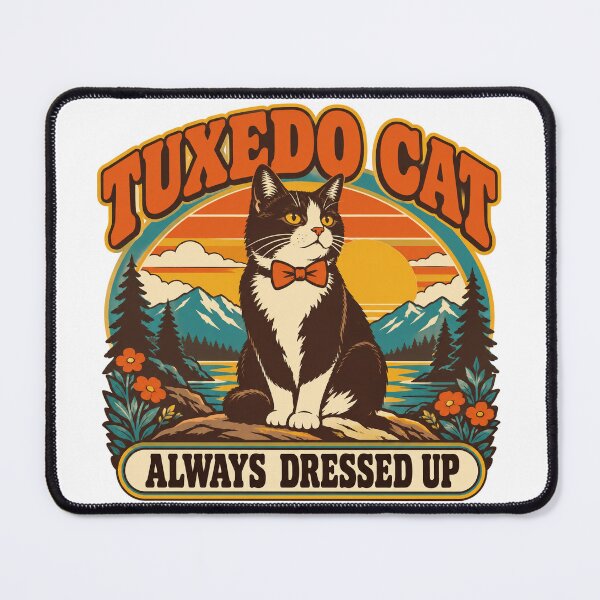 Item preview, Tuxedo Cat Gift - Always Dressed Up designed and sold by RedRubyBubble.