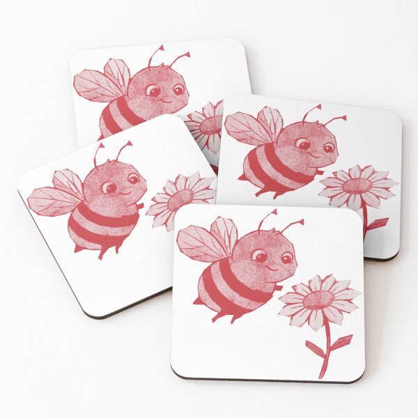 Item preview, Cute Kawaii Bee With Daisy designed and sold by kinpirks.