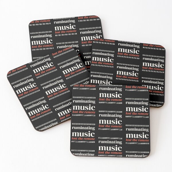 Item preview, Ruminating Music Lost The Remote Typography Shirt designed and sold by Tad & smidgen.
