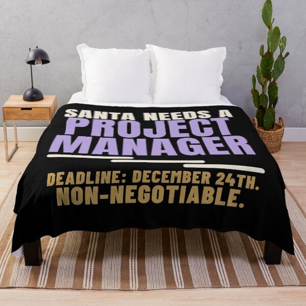 Item preview, Santa Needs a Project Manager Deadline Humor designed and sold by T-J-WHATEVER.