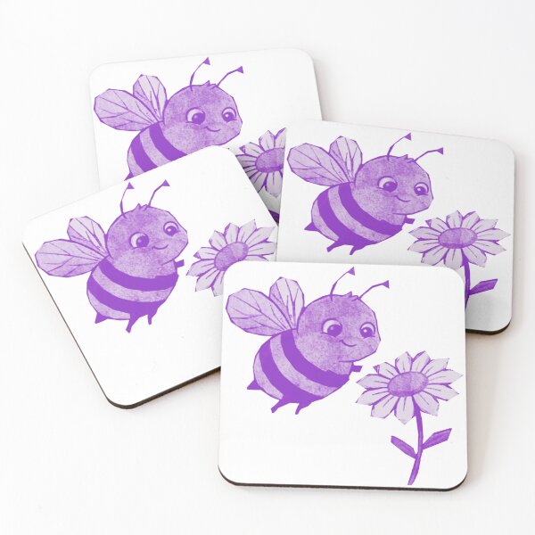 Item preview, Cute Kawaii Bee With Daisy designed and sold by kinpirks.