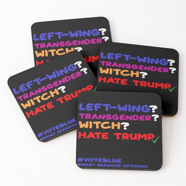 Item preview, Left-Wing Transgender Witches Against Trump designed and sold by SerpentSkyArts.
