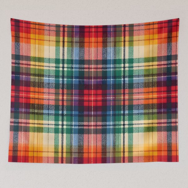 Item preview, Rainbow Plaid Check Pattern designed and sold by Sybille-Yates.