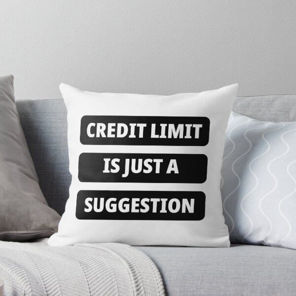 Item preview, Credit Limit Is Just A Suggestion Funny Black Friday Sticker Sale Shopping Quote designed and sold by PRIME4YOU.