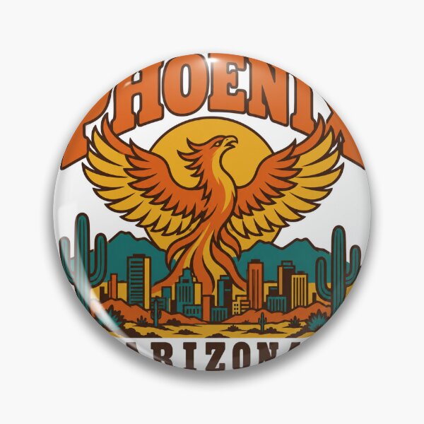 Aperçu de l'œuvre Cadeau Phoenix - Art de voyage vintage Phoenix Arizona créée et vendue par RedRubyBubble.