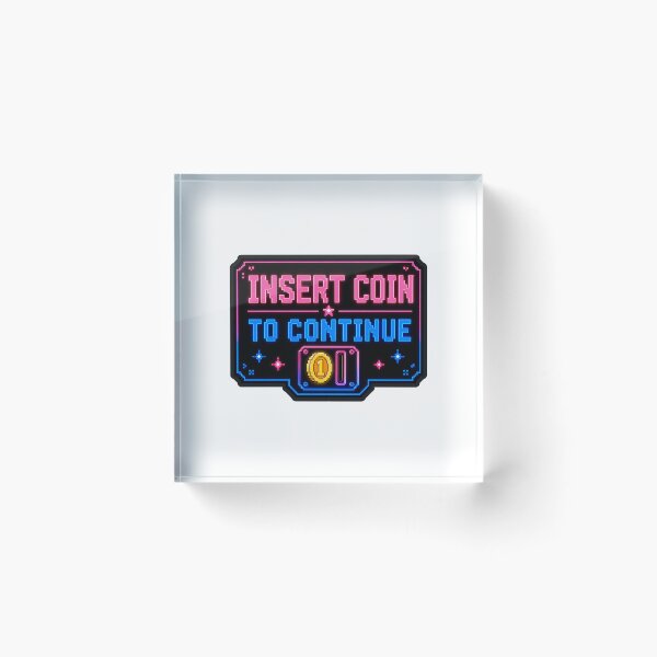 Item preview, Insert Coin Gift - Arcade Gamer designed and sold by RedRubyBubble.