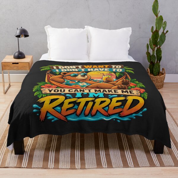 Item preview, Funny Retired Bear Sarcastic Retirement Humor designed and sold by FloraPlantTees.