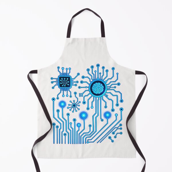 Item preview, Blue Circuit Board Core – Computer Virus Futuristic Cyber Tech Art designed and sold by Genius Geek.