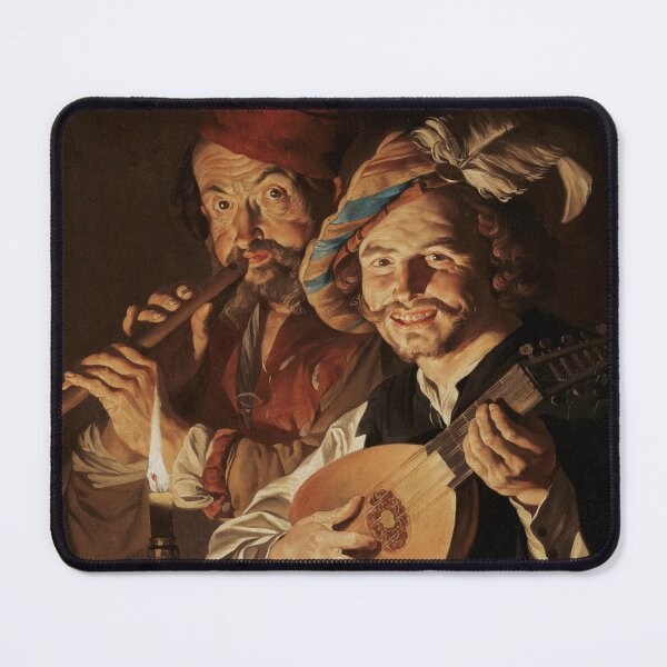 Item preview, Two Musicians by Candlelight (1640) - Matthias Stom designed and sold by SALON DES ARTS.