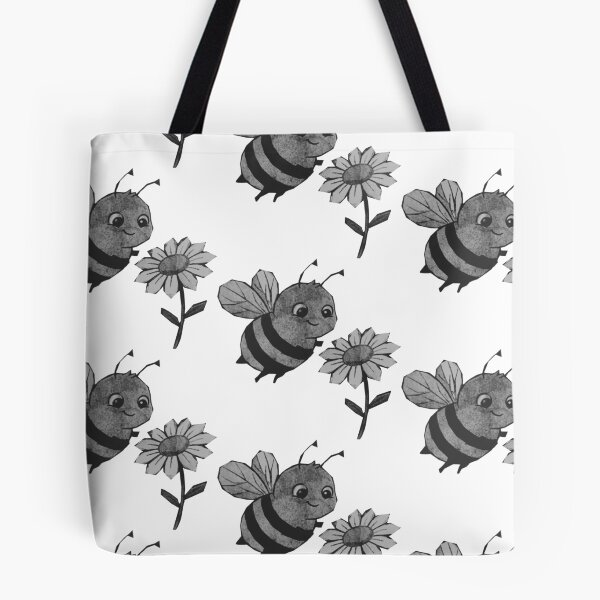 Item preview, Cute Kawaii Bee With Daisy designed and sold by kinpirks.