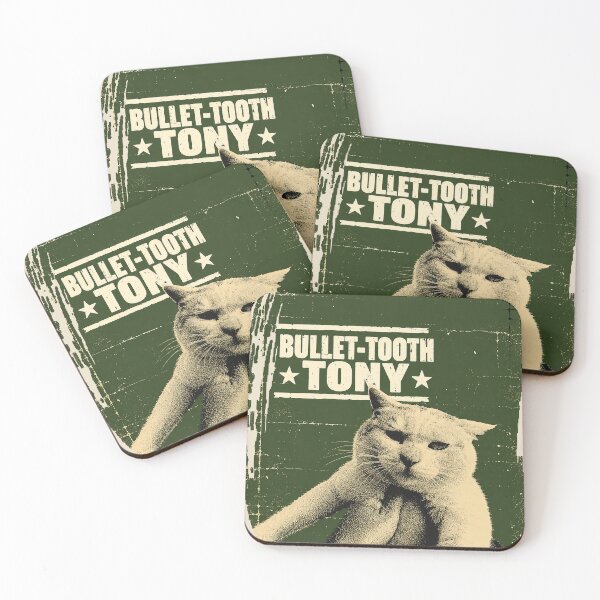 Item preview, Tough Guy Cat Vintage designed and sold by Furflix.