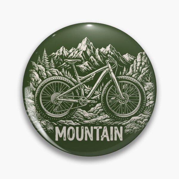 Item preview, Mountain Biking Mountain Range Outdoor Adventure Cycling Graphic designed and sold by KiwiRider.