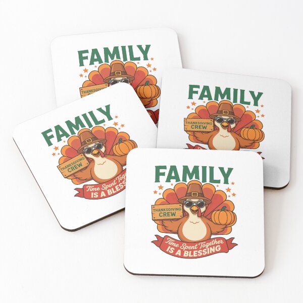 Item preview, FAMILY THANKSGIVING CREW Time Spent Together IS A BLESSING designed and sold by jkrphoto.