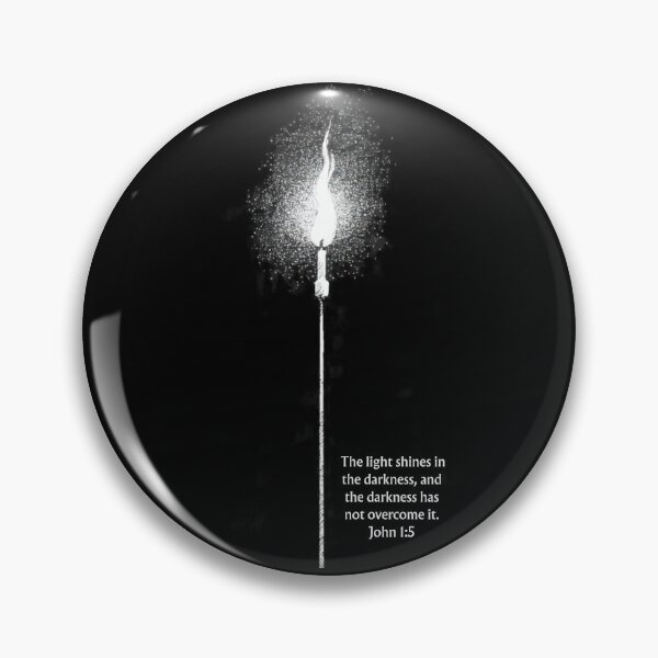 Item preview, The Light Shines in the Darkness - John 1:5 designed and sold by QuietBibleLines.