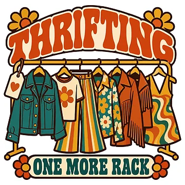Artwork thumbnail, Thrifting Gift - One More Rack by RedRubyBubble