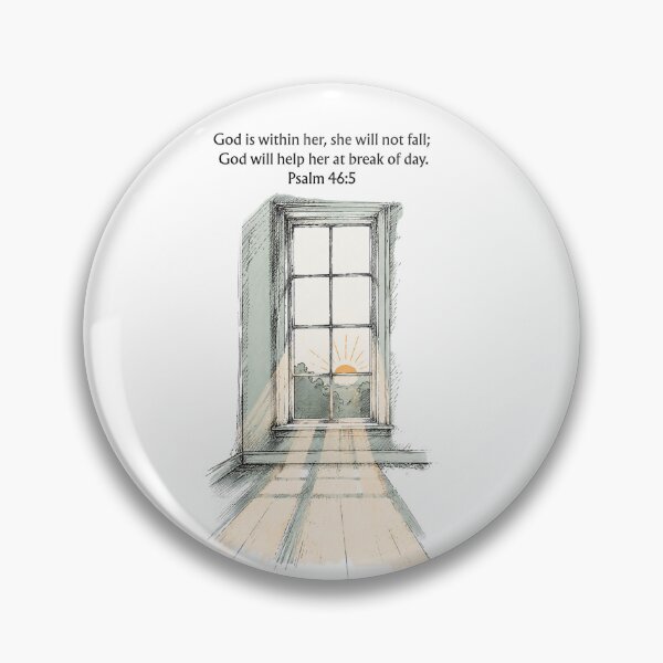 Item preview, God Is Within Her - Psalm 46:5 designed and sold by QuietBibleLines.
