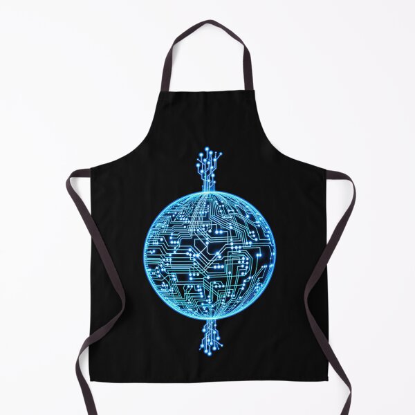 Item preview, Circuit Earth Board Core – Computer Virus Futuristic Cyber Tech Art designed and sold by Genius Geek.